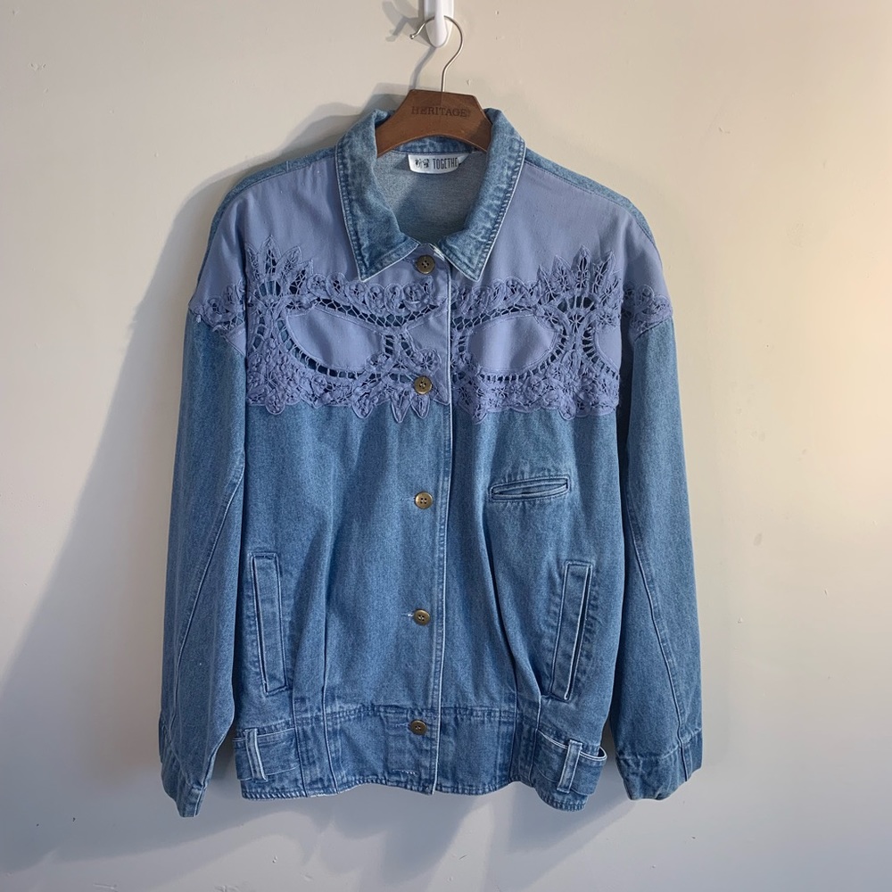 Vintage Embroidered Denim Jacket
